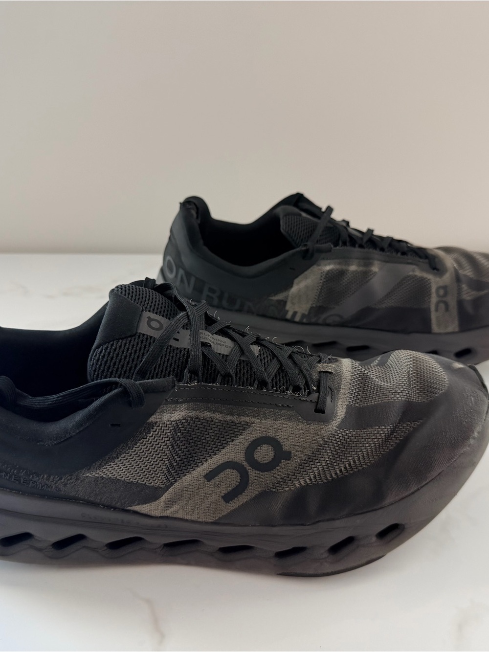 On Cloudsurfer Next Wide Mens 12.5 Black/Eclipse Running Shoes